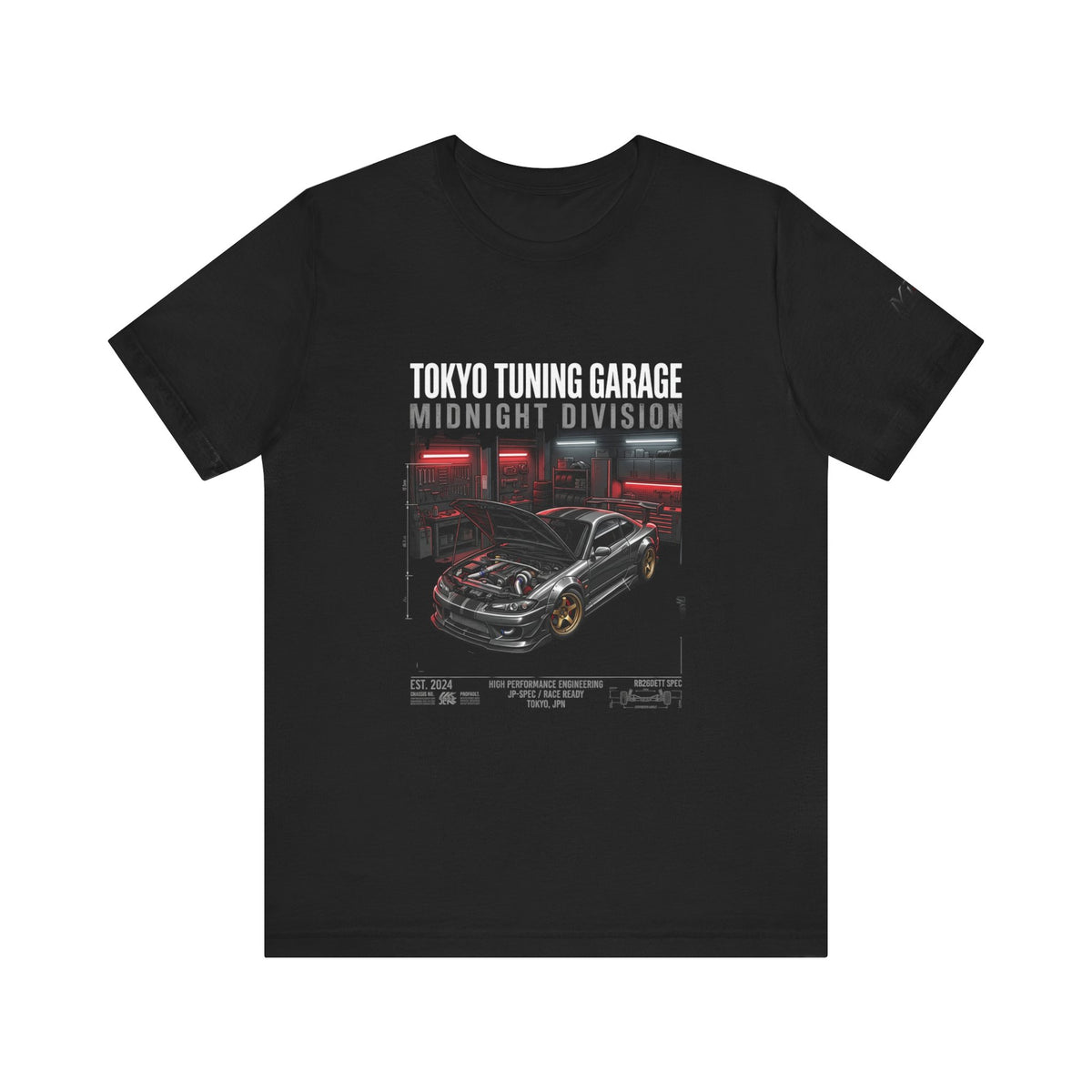 Midnight Division Tee — Retro Racing Graphic T-Shirt