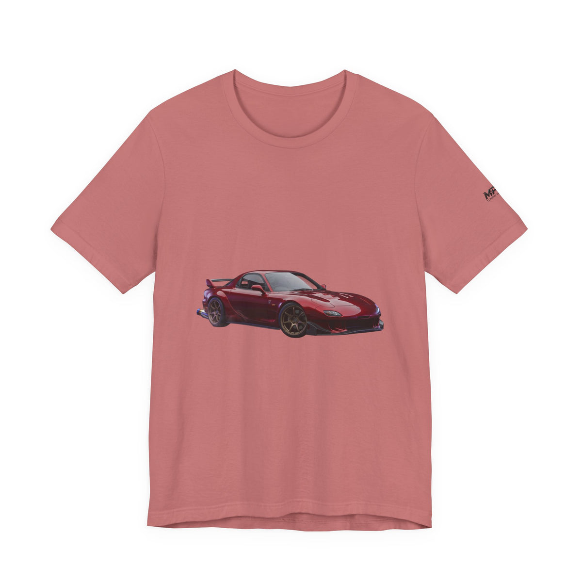 Sports Car Graphic Tee — Red Racing Coupe T-Shirt