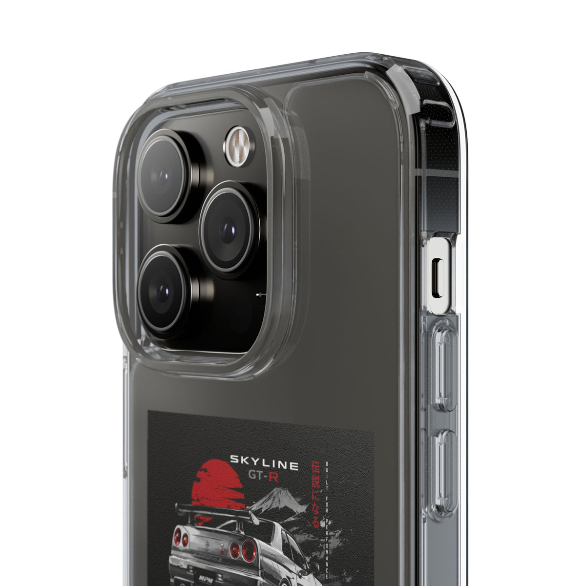 Clear Phone Case — Nissan Skyline GT-R Racing Car Graphic | MPM Tuning Design