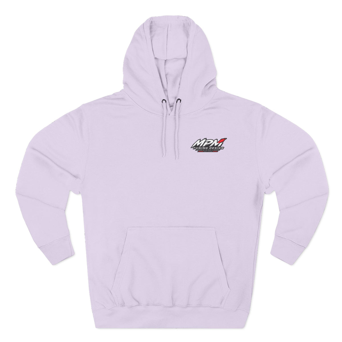 Engine Heart Hoodie — JDM Automotive Streetwear White Fleece | MPM Tuning Design