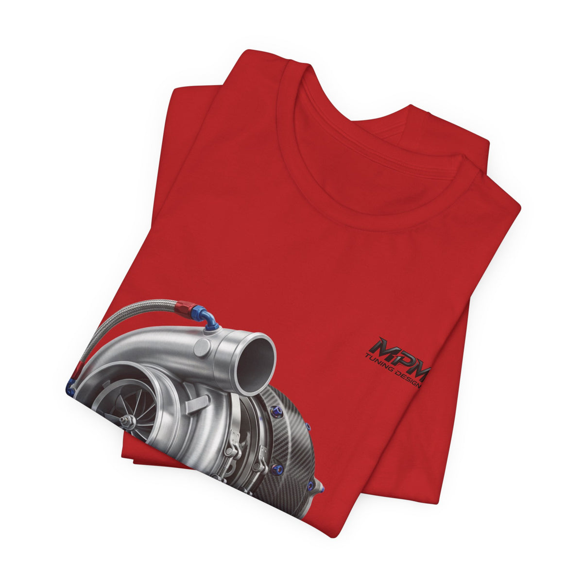 Turbocharger Graphic Tee — MPM Turbo Engine Shirt for Car Enthusiasts