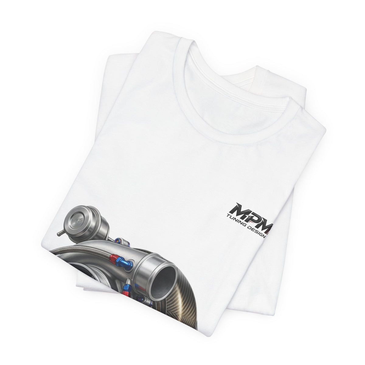 Turbocharger Graphic Tee — Turbo Engine T-Shirt | MPM Tuning Design
