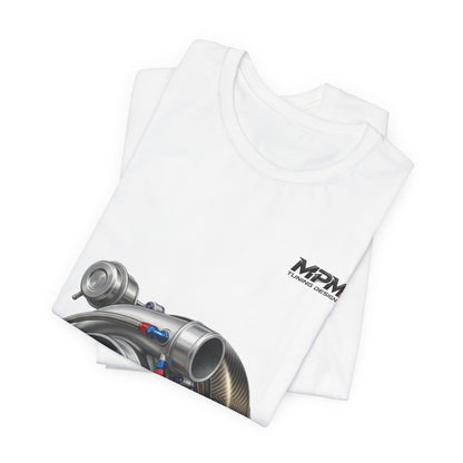 Turbocharger Graphic Tee — Turbo Engine T-Shirt | MPM Tuning Design