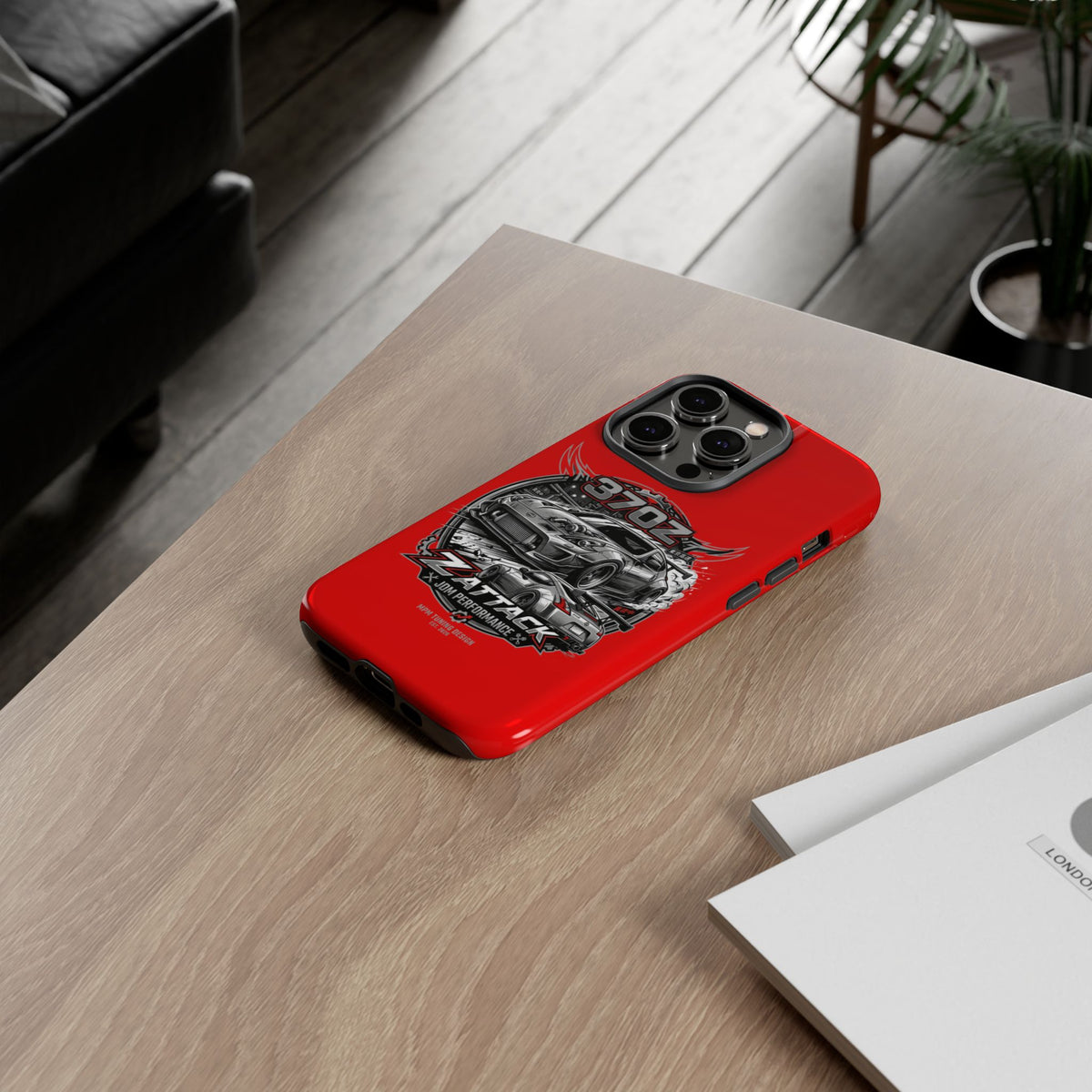Nissan 370Z Z Attack Racing Phone Case — JDM Performance Sports Car Design | MPM Tuning Design