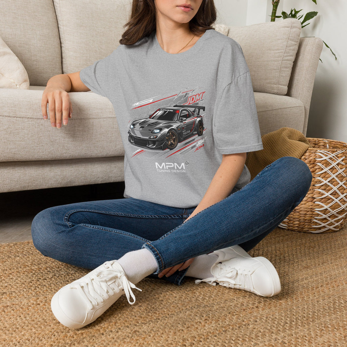 JDM Racing Car T-Shirt — Turbo Sports Coupe Graphic Tee | MPM Tuning Design