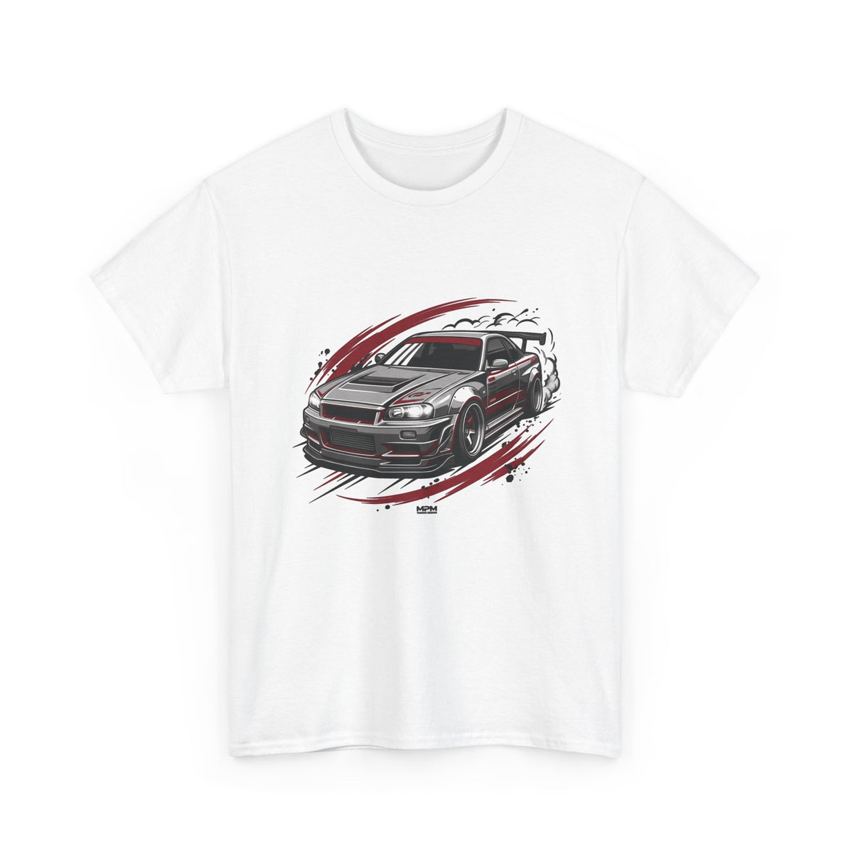 Car Graphic T-Shirt — Sporty Muscle Car JDM Illustration Tee | MPM Tuning Design