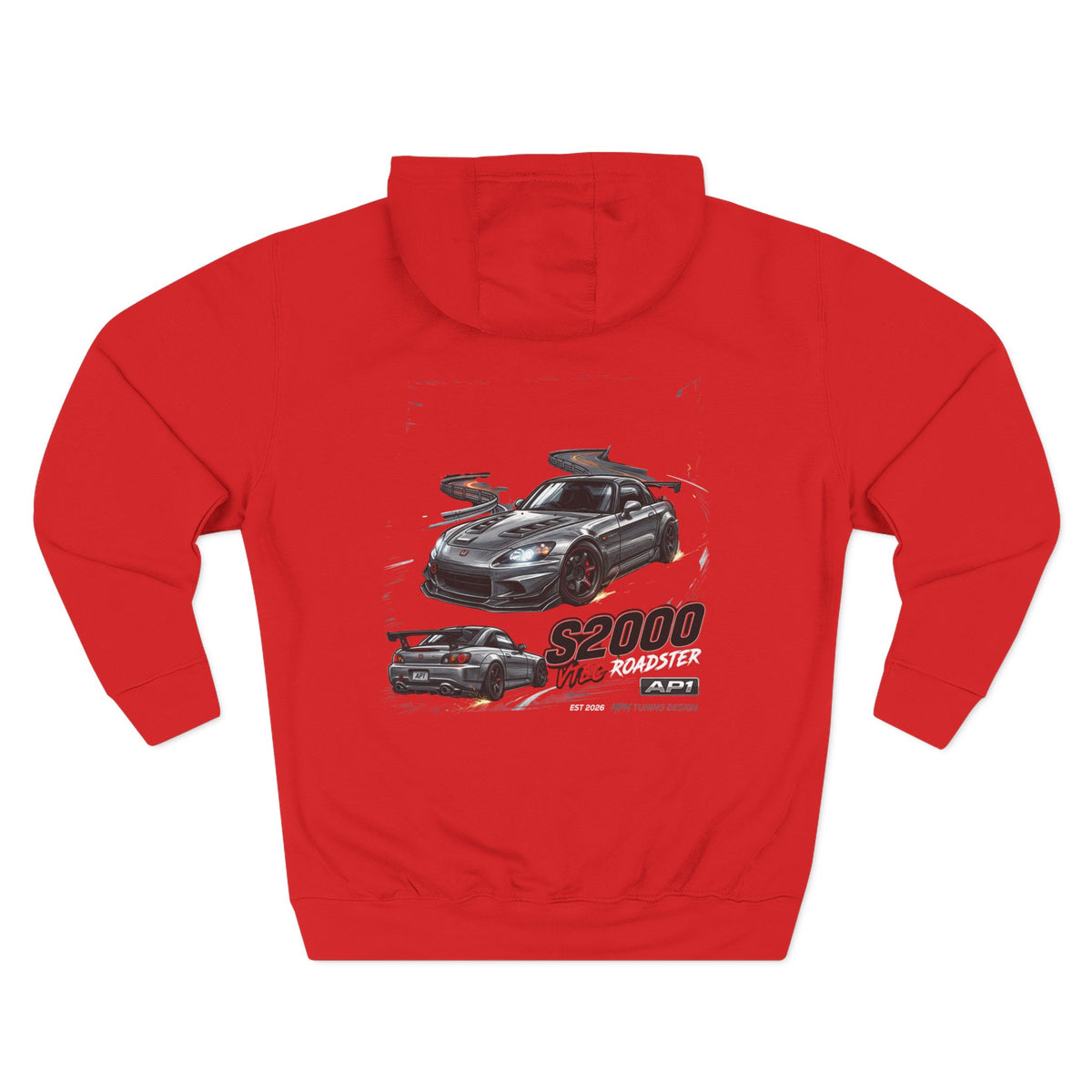 Honda S2000 Racing Hoodie — JDM Sports Car Graphic Fleece | MPM Tuning Design