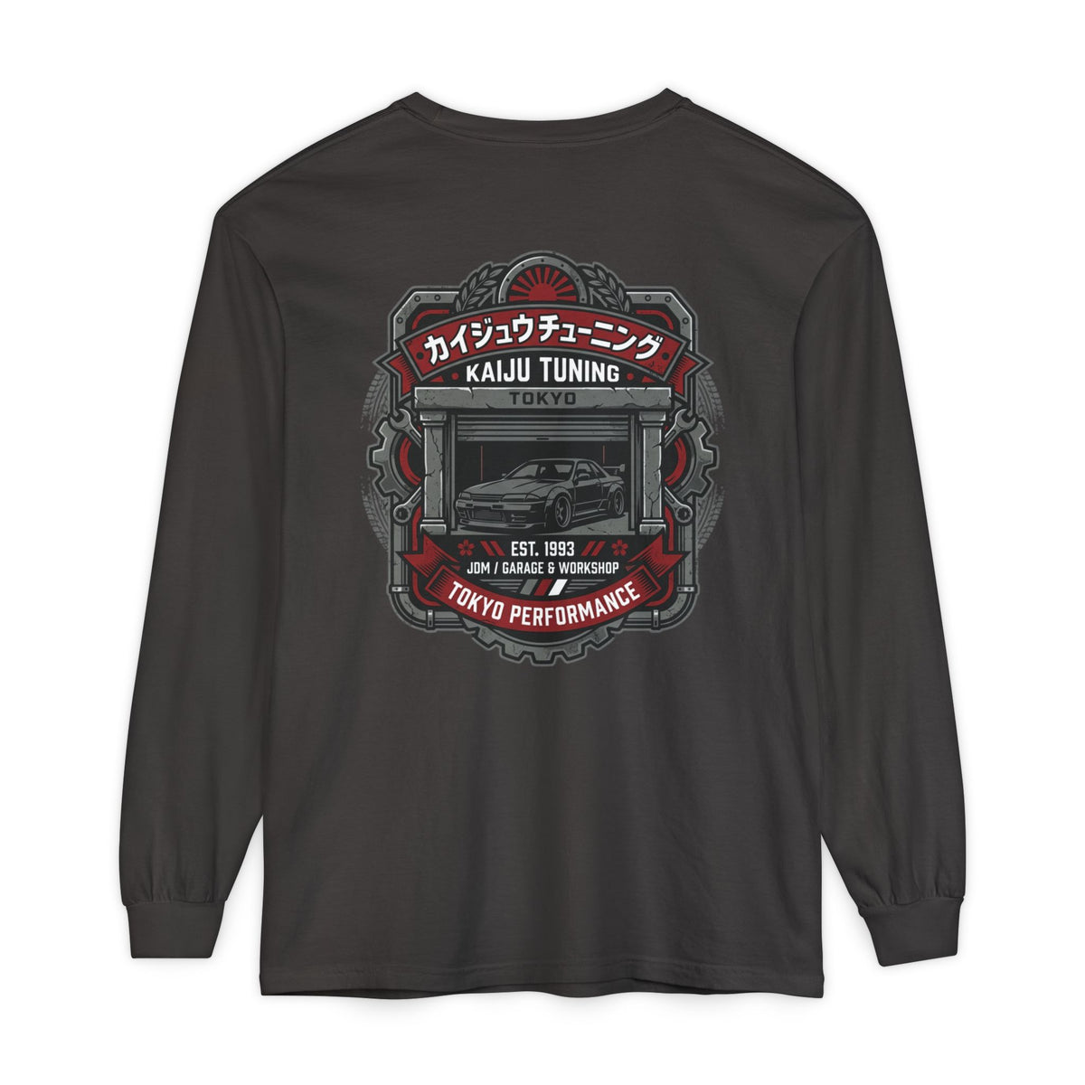 Kaiju Tuning Long Sleeve Tee — Tokyo Performance JDM Shirt | MPM Tuning Design