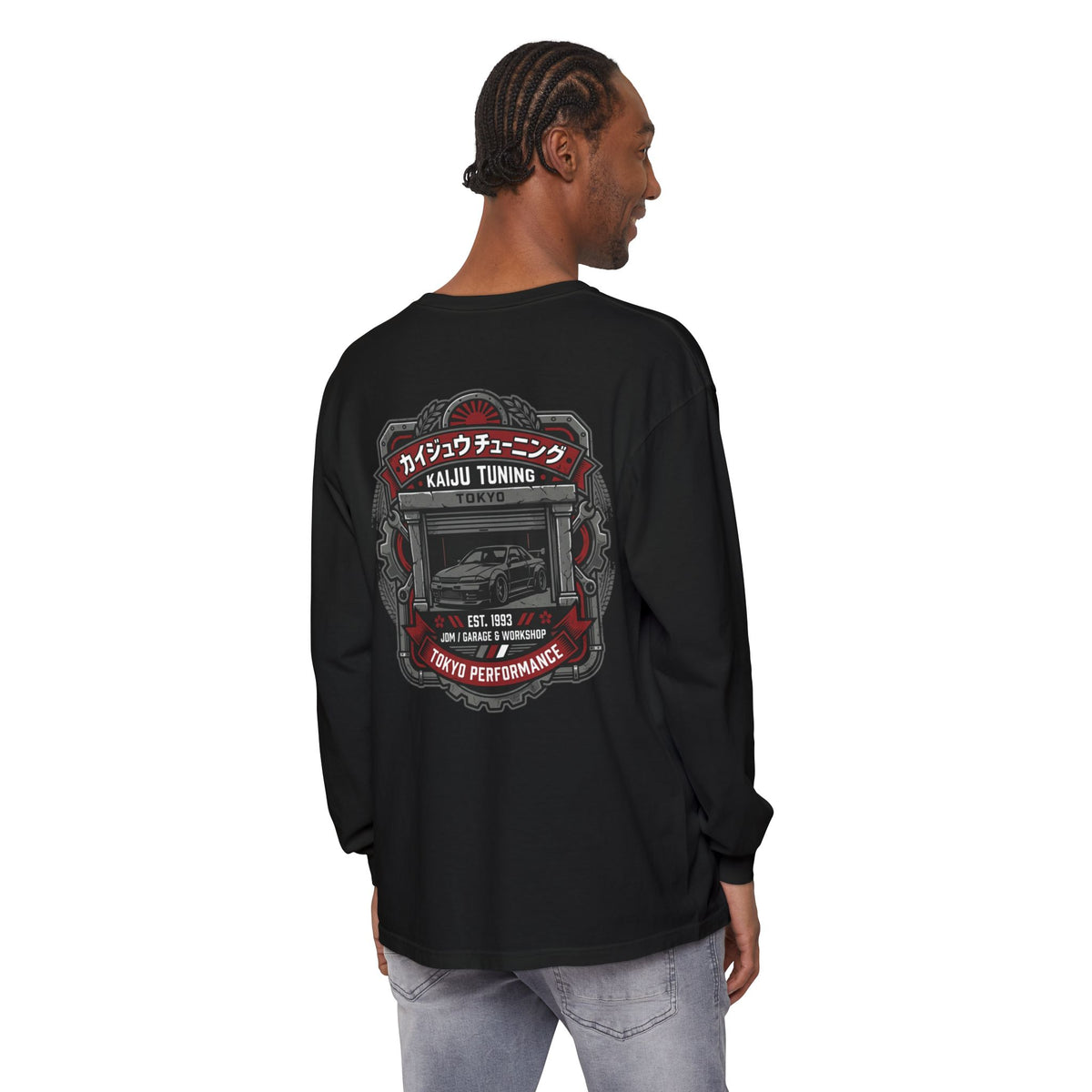 Kaiju Tuning Long Sleeve Tee — Tokyo Performance JDM Shirt | MPM Tuning Design