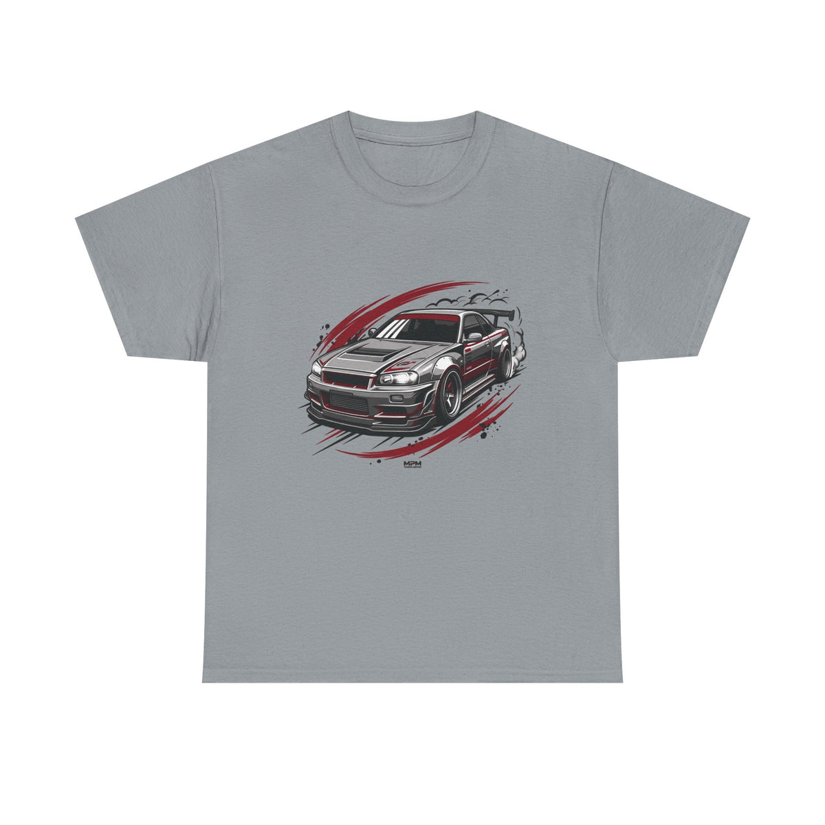 Car Graphic T-Shirt — Sporty Muscle Car JDM Illustration Tee | MPM Tuning Design