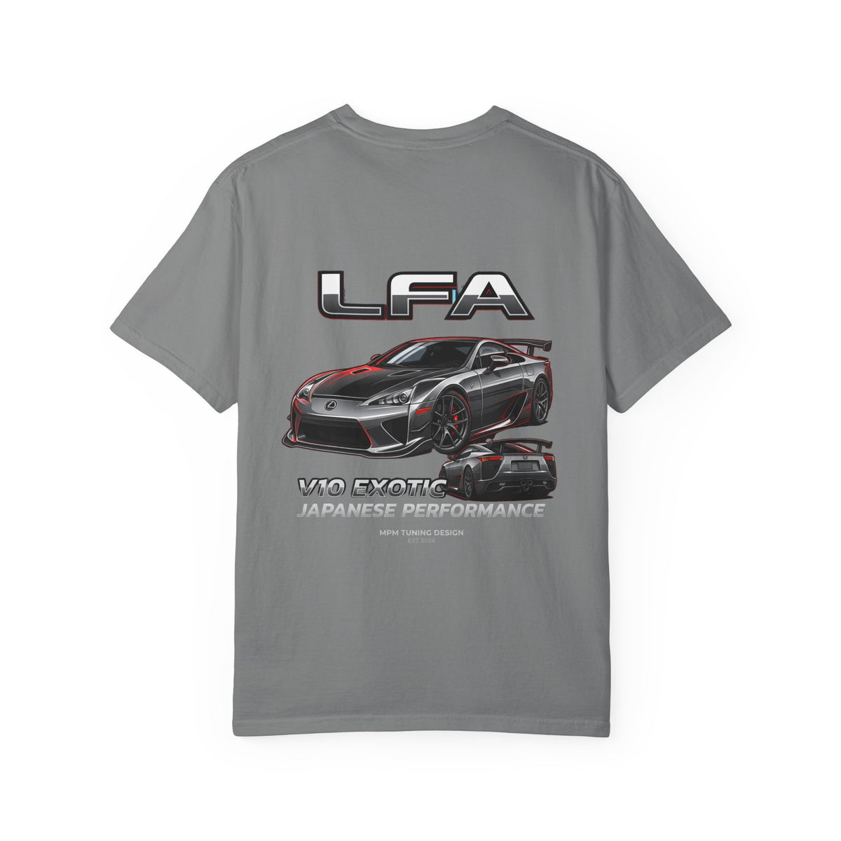 Lexus LFA Sport Car T-Shirt — Japanese Performance Car Graphic Tee | MPM Tuning Design