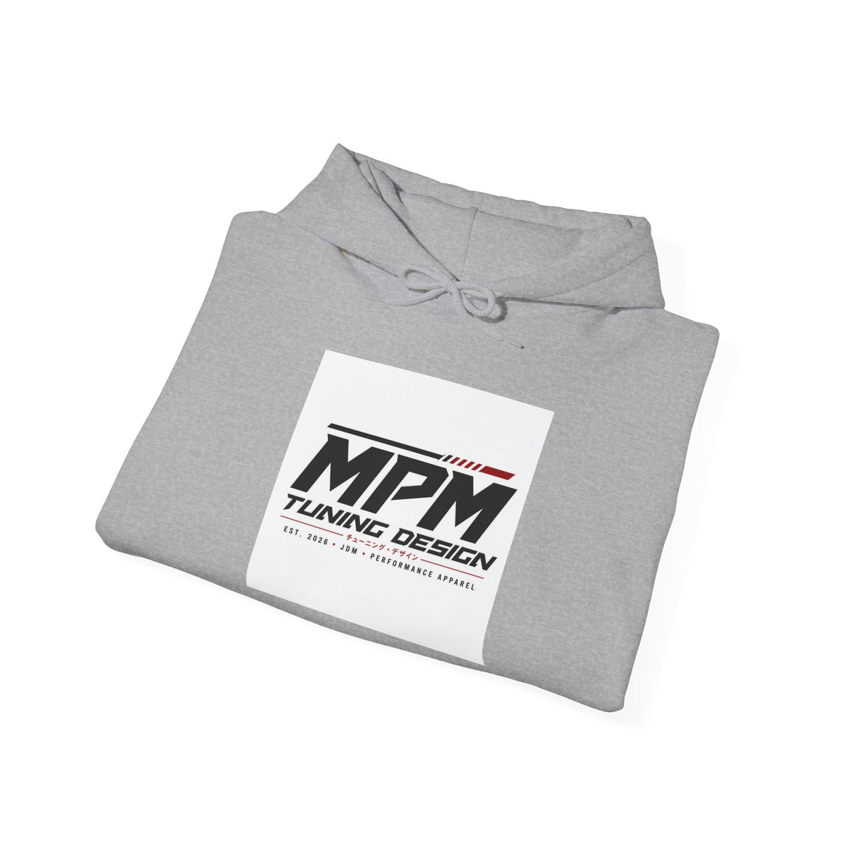 MPM Car Graphic Heavyweight Hoodie — Automotive Fleece Pullover | MPM Tuning Design