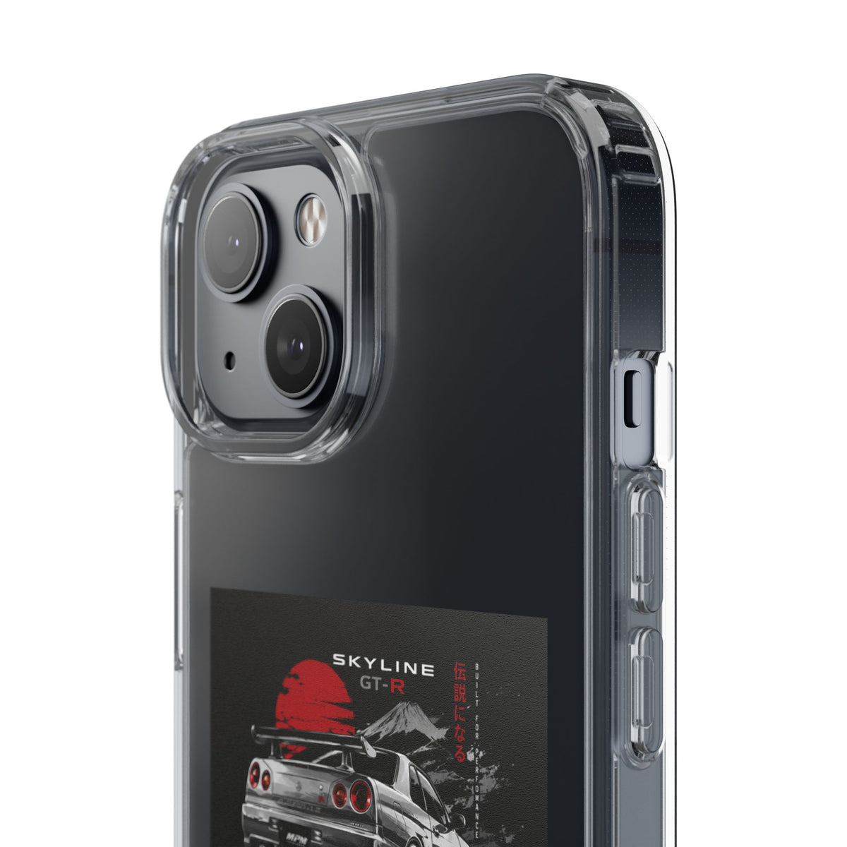 Clear Phone Case — Nissan Skyline GT-R Racing Car Graphic | MPM Tuning Design