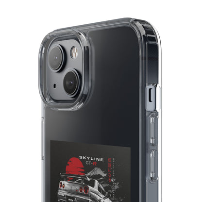 Clear Phone Case — Nissan Skyline GT-R Racing Car Graphic | MPM Tuning Design