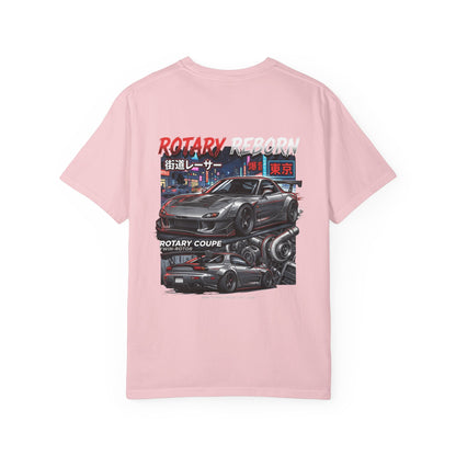 Rotary Coupe Graphic T-Shirt — JDM Tokyo Night Street Racing Tee | MPM Tuning Design