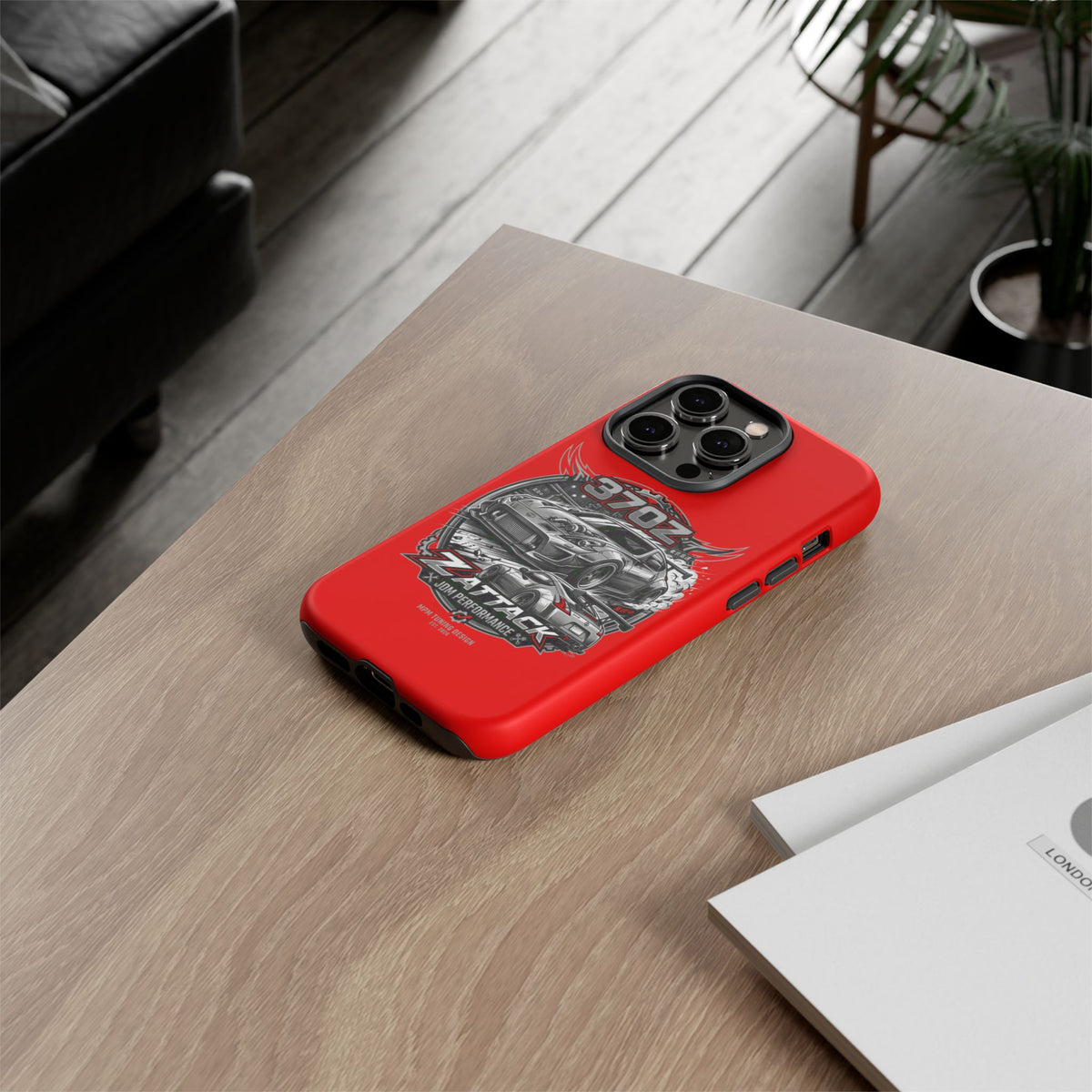 Nissan 370Z Z Attack Racing Phone Case — JDM Performance Sports Car Design | MPM Tuning Design