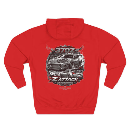 Nissan 370Z Z Attack Racing Hoodie — JDM Graphic Fleece Pullover | MPM Tuning Design