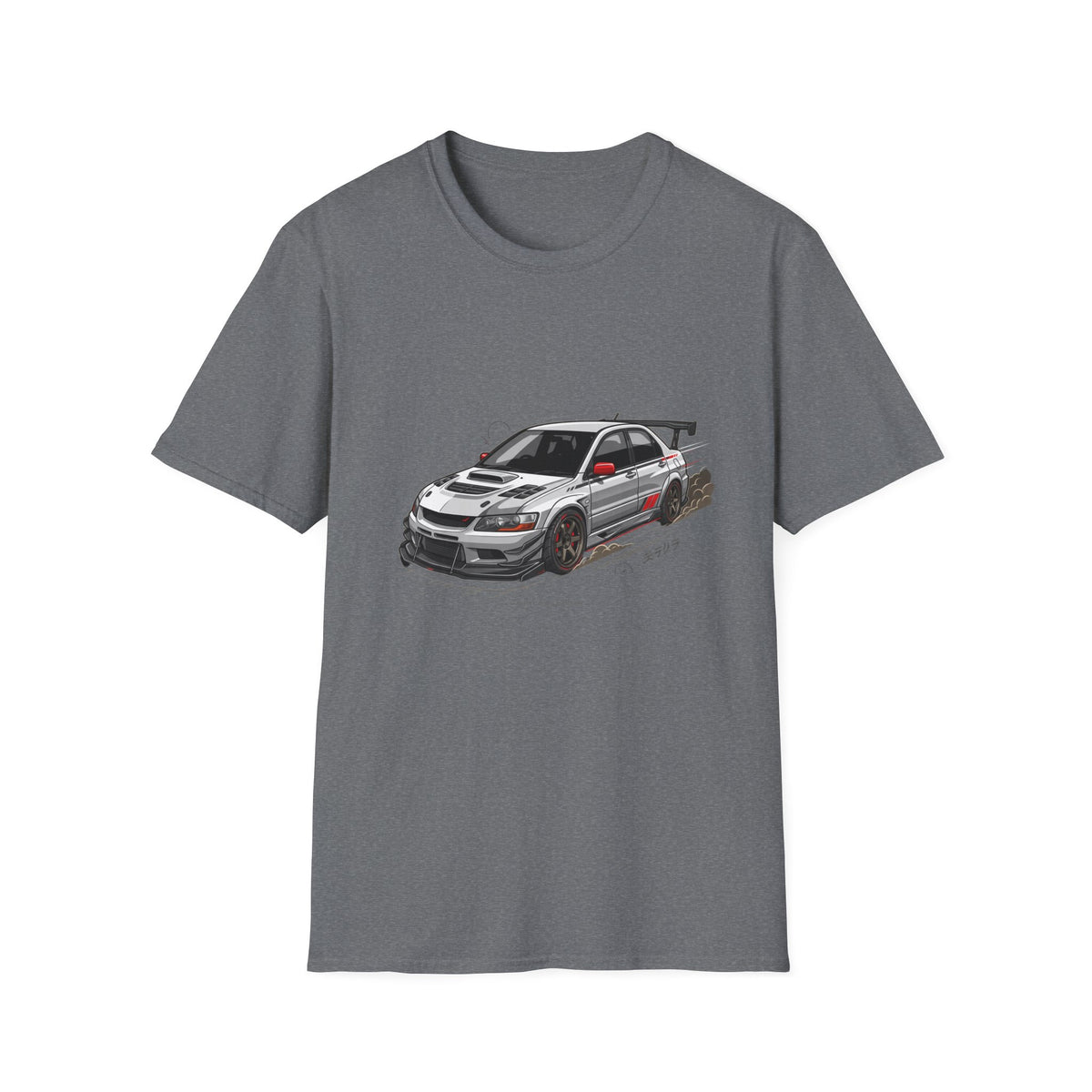 Rally Evo Car T-Shirt — Racing Mitsubishi Lancer Graphic Tee | MPM Tuning Design