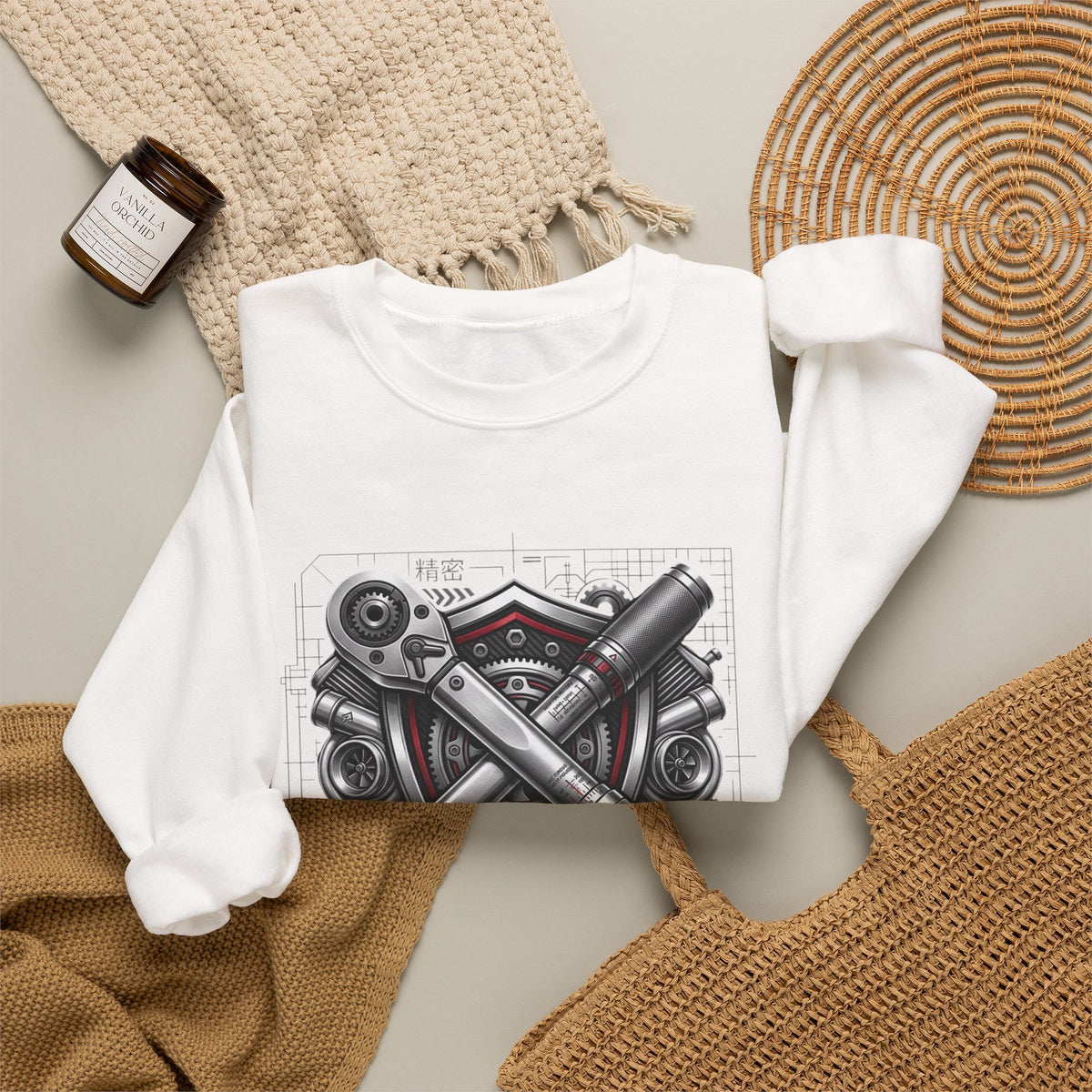 MPM Engine Pistons Crewneck Sweatshirt