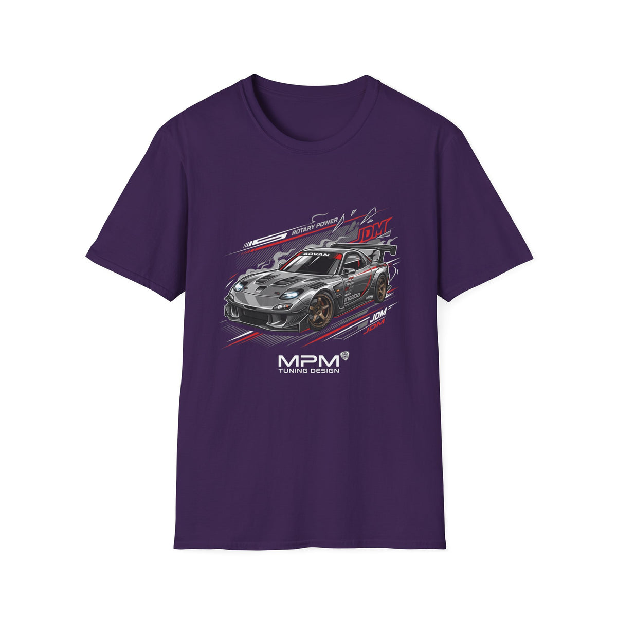 JDM Racing Car T-Shirt — Turbo Sports Coupe Graphic Tee | MPM Tuning Design