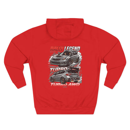 Rally Turbo Hoodie — Racing Car Graphic Fleece Pullover | MPM Tuning Design