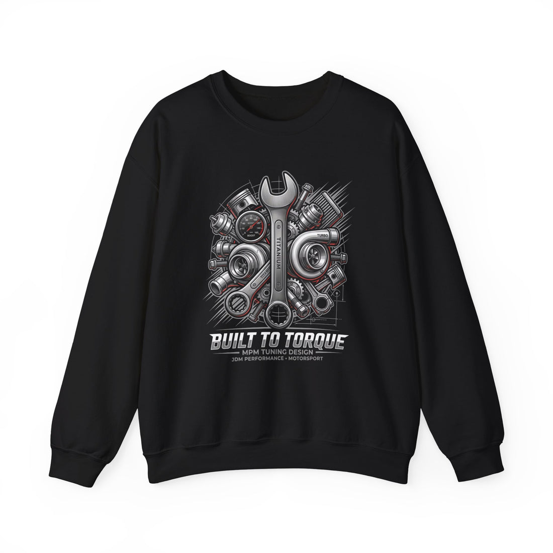 MPM Wrench &amp; Engine Parts Mechanic Crewneck