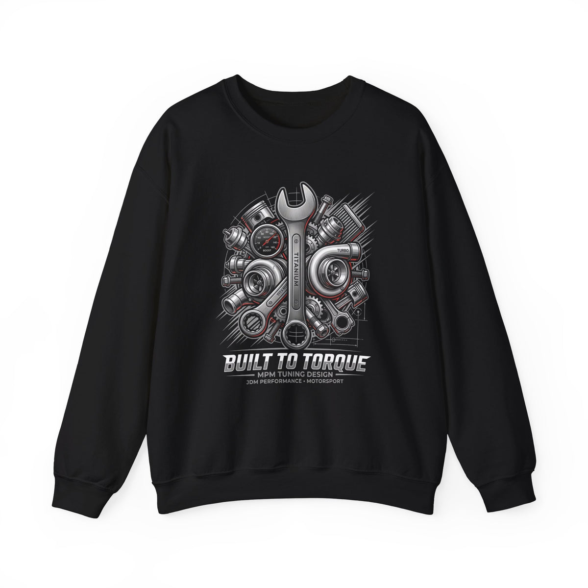 MPM Wrench &amp; Engine Parts Mechanic Crewneck