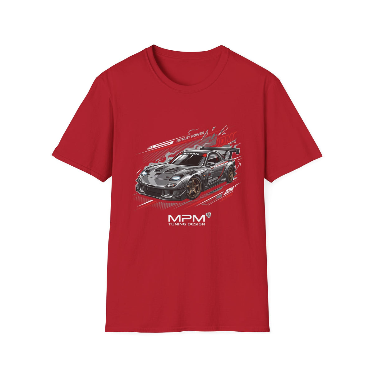 JDM Racing Car T-Shirt — Turbo Sports Coupe Graphic Tee | MPM Tuning Design