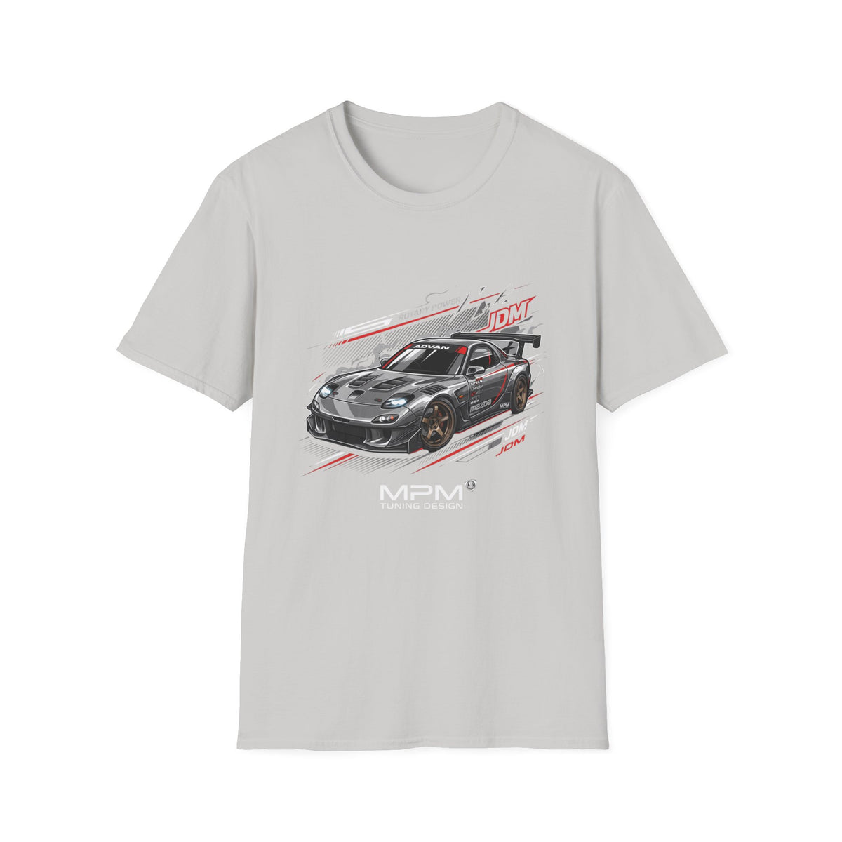 JDM Racing Car T-Shirt — Turbo Sports Coupe Graphic Tee | MPM Tuning Design