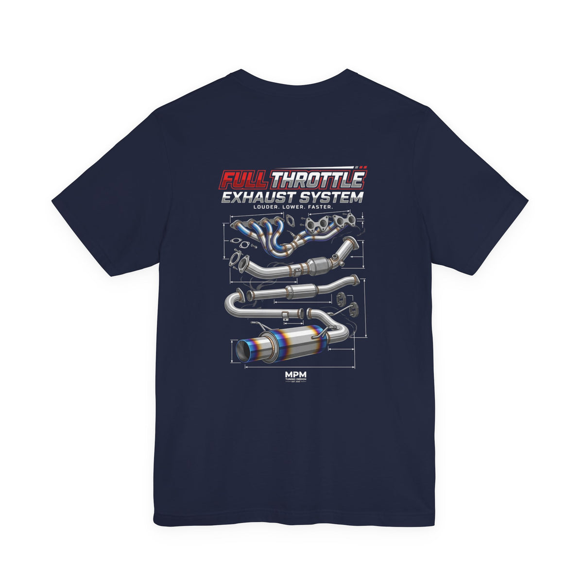 MPM Exhaust System Graphic T-Shirt – Full Throttle Edition