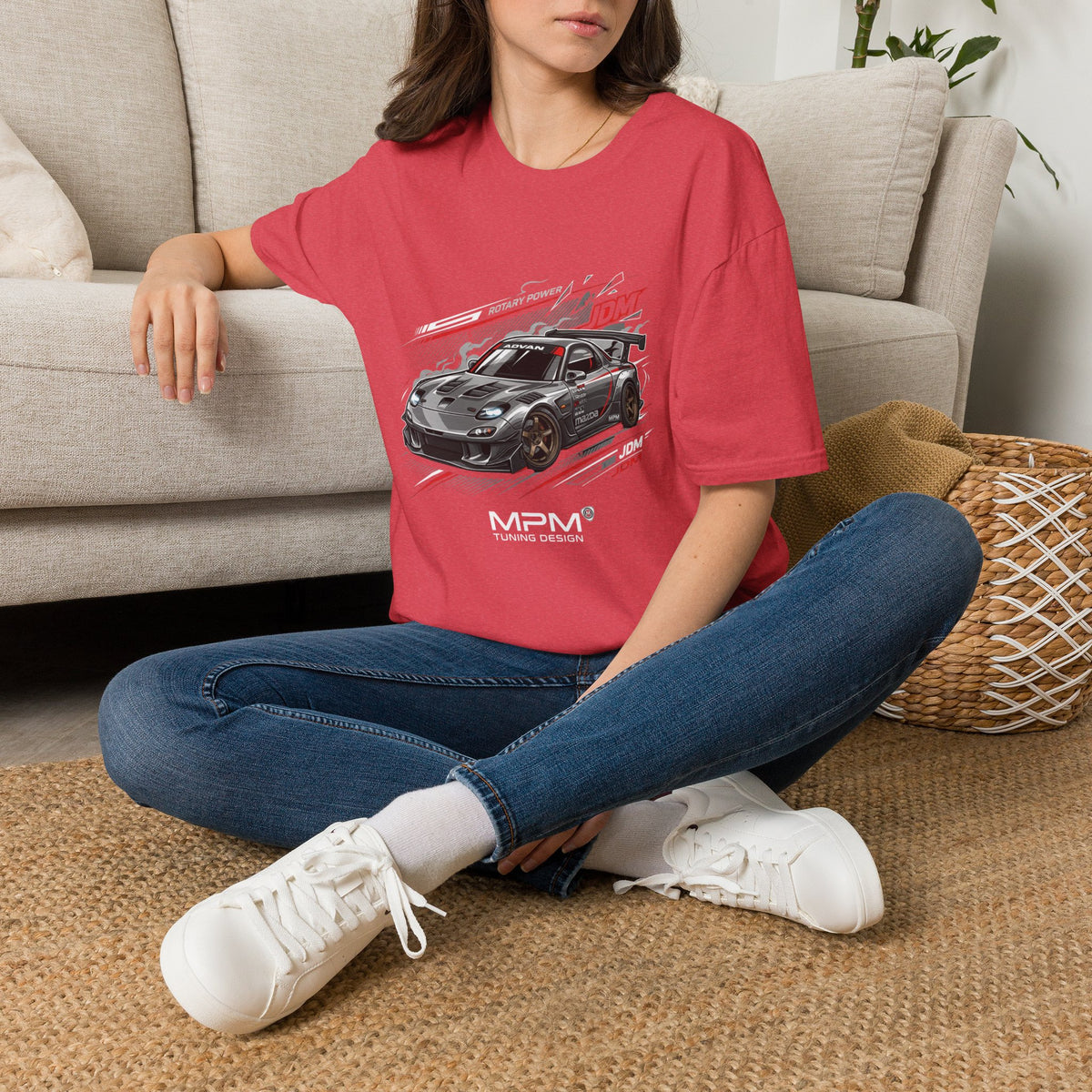 JDM Racing Car T-Shirt — Turbo Sports Coupe Graphic Tee | MPM Tuning Design
