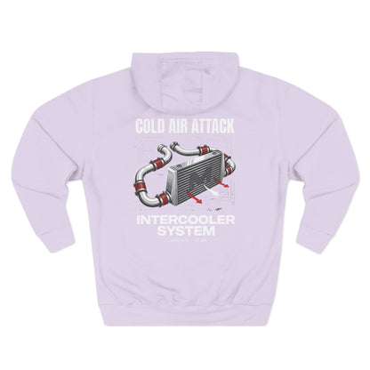 Cold Air Attack Hoodie — Intercooler Graphic JDM Fleece | MPM Tuning Design
