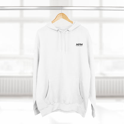 Racing Skyline Hoodie — Neon Drift Car Graphic Fleece Hoodie