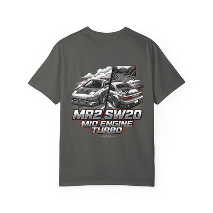 Toyota MR2 SW20 Mid-Engine Turbo T-Shirt — JDM Racing Graphic Tee | MPM Tuning Design