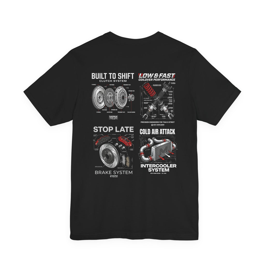 MPM Mechanic Parts Graphic T-Shirt