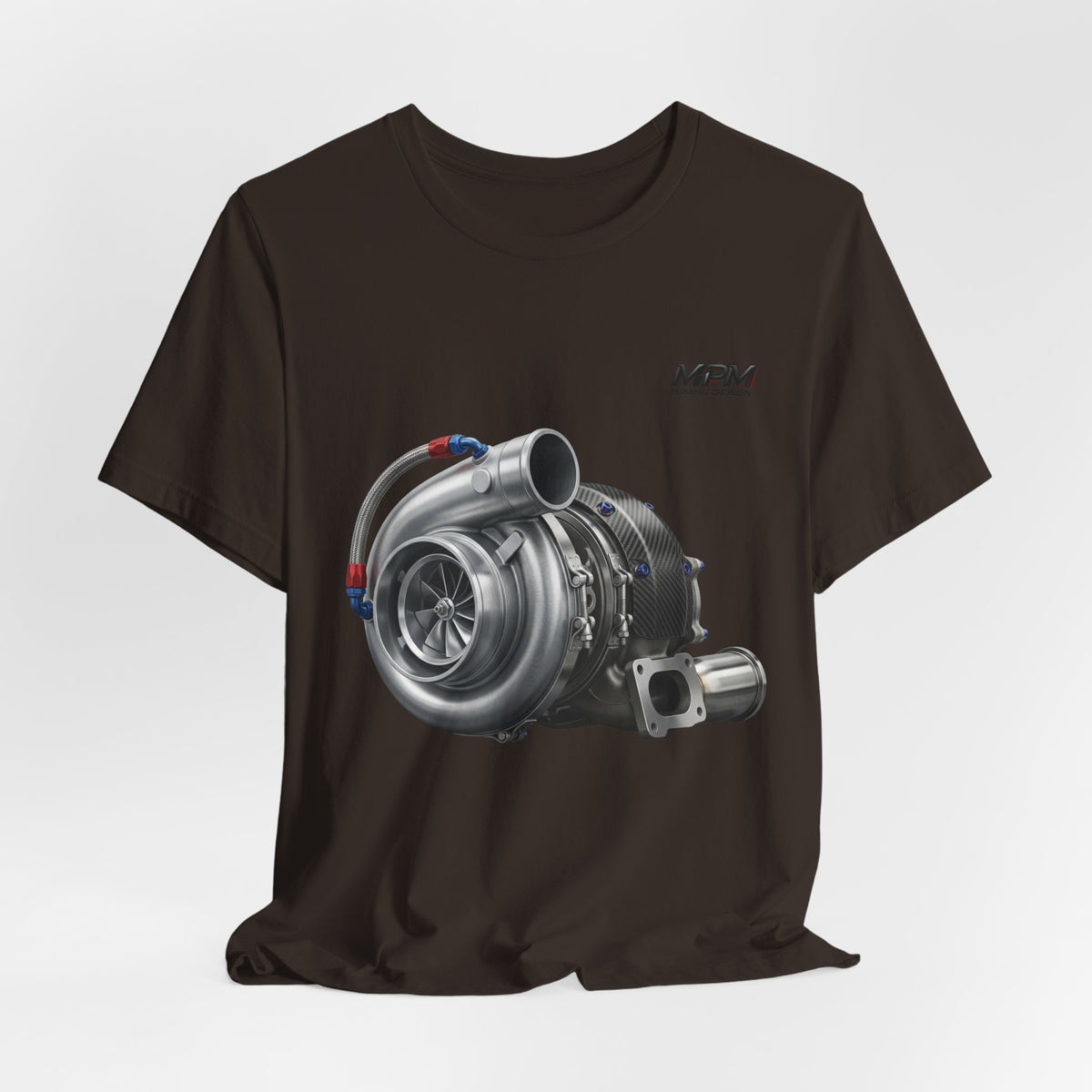 Turbocharger Graphic Tee — MPM Turbo Engine Shirt for Car Enthusiasts