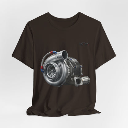 Turbocharger Graphic Tee — MPM Turbo Engine Shirt for Car Enthusiasts