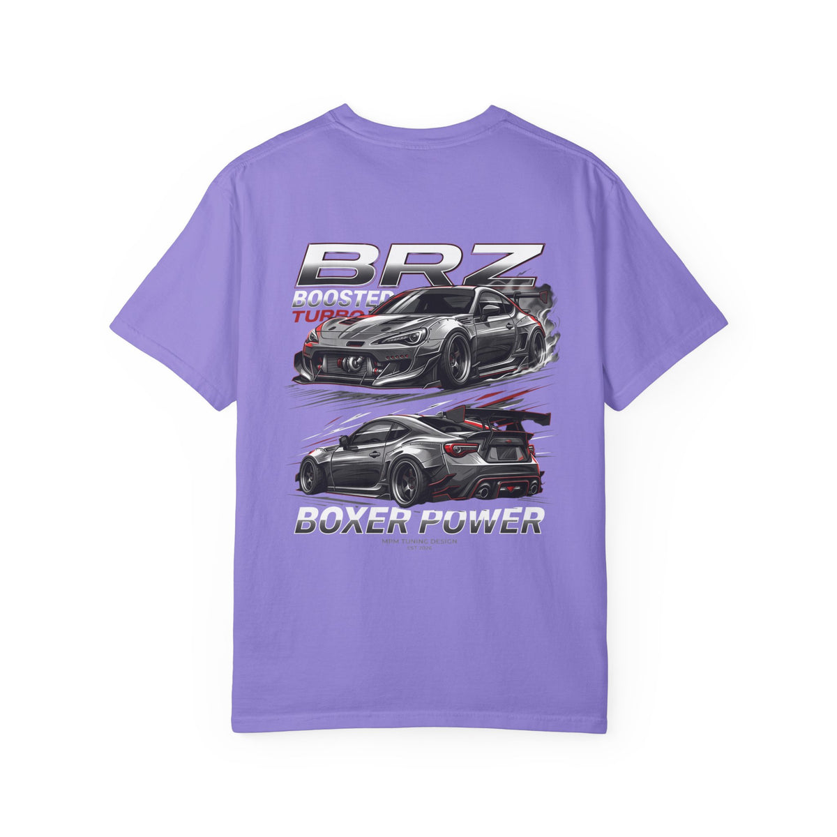 Subaru BRZ Twin Turbo Racing T-Shirt — JDM Drift Car Graphic Tee | MPM Tuning Design