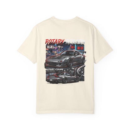 Rotary Coupe Graphic T-Shirt — JDM Tokyo Night Street Racing Tee | MPM Tuning Design