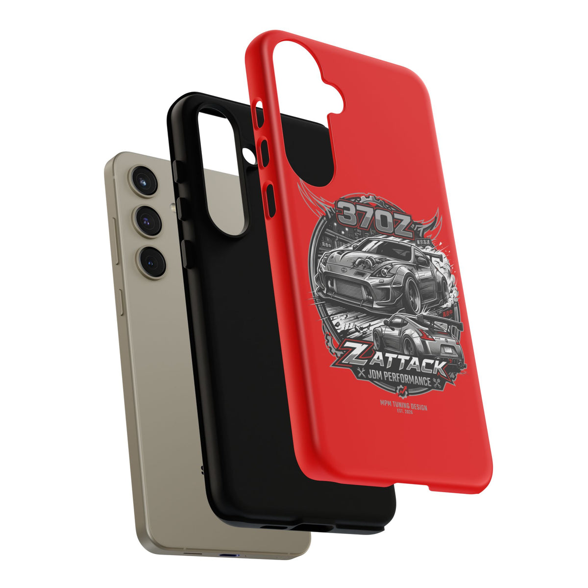 Nissan 370Z Z Attack Racing Phone Case — JDM Performance Sports Car Design | MPM Tuning Design