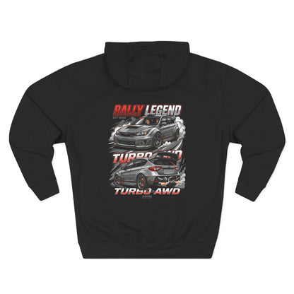 Rally Turbo Hoodie — Racing Car Graphic Fleece Pullover | MPM Tuning Design