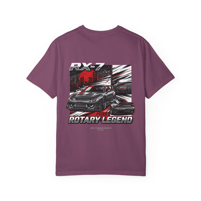 Mazda RX-7 Rotary Legend T-Shirt — JDM Sport Car Graphic Tee | MPM Tuning Design