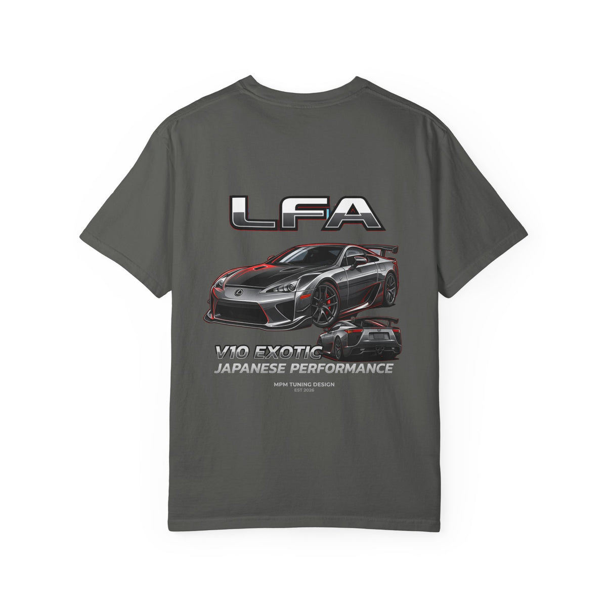 Lexus LFA Sport Car T-Shirt — Japanese Performance Car Graphic Tee | MPM Tuning Design