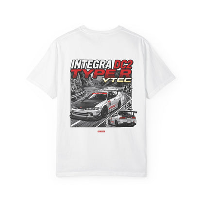 Honda Integra DC2 Type R VTEC Racing T-Shirt — JDM Car Graphic Tee | MPM Tuning Design