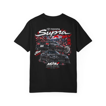 Toyota Supra MKIV Graphic T-Shirt — JDM Street Racing Tee | MPM Tuning Design