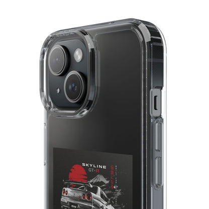 Clear Phone Case — Nissan Skyline GT-R Racing Car Graphic | MPM Tuning Design