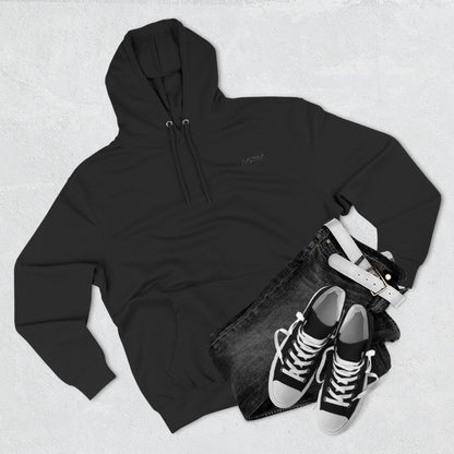 Racing Skyline Hoodie — Neon Drift Car Graphic Fleece Hoodie