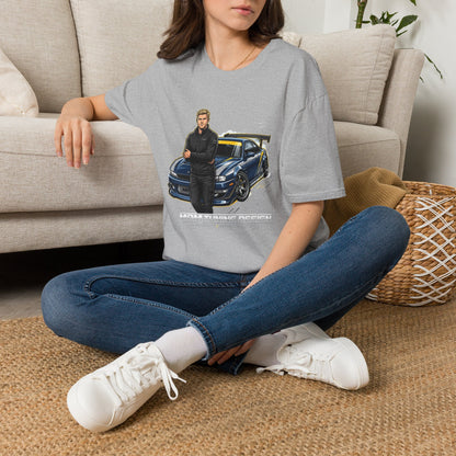 Racing Legend T-Shirt — Illustrated Driver with Performance Sports Car | MPM Tuning Design