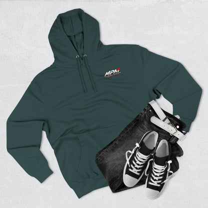 Engine Artwork Hoodie — V8 Motor Graphic Fleece Pullover | MPM Tuning Design