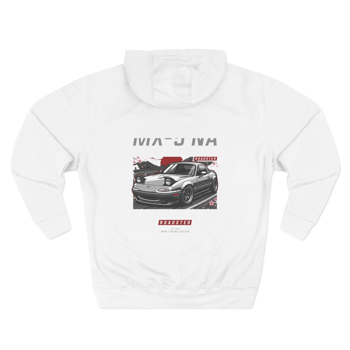 Mazda Miata Racing Hoodie — Retro Sports Car Graphic Fleece | MPM Tuning Design